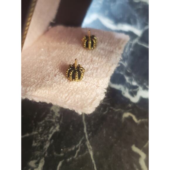 NEW IN BOX Juicy Couture Pave Heart Studs Pink Crystal Gold VINTAGE Y2K Jewelry - Picture 12 of 13